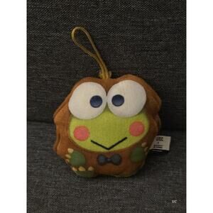 Sanrio Keroppi Plush Keychain Frog Vintage Mini Hanging Toy